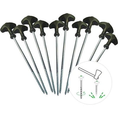 Zfish Kolíky Bivvy Peg Set 20cm 10ks – Hledejceny.cz