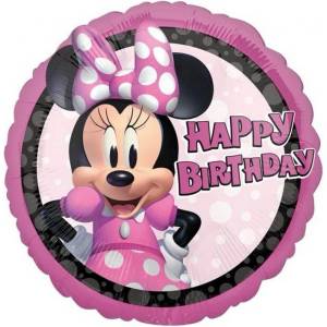 Anagram Фолиев Балон Мини Маус Happy Birthday - 43 см (4189301)