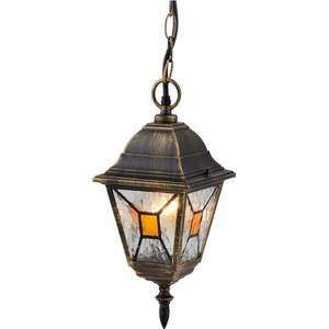 BE LIGHT! ГРАДИНСКИ ФЕНЕР ВИСЯЩ 60w e27 ip44 ЗЛАТНА ПАТИНА belight (3800231890862)
