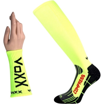 VoXX Podkolenky Flex neon žlutá