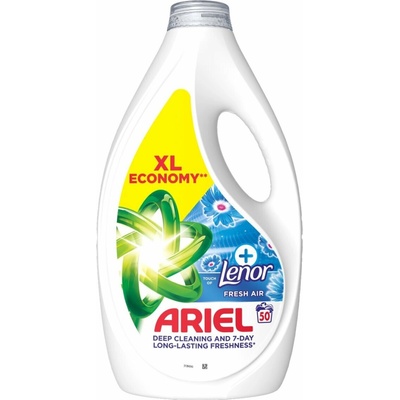 Ariel + Touch of Lenor Fresh Air prací gel 2,25 l 50 PD
