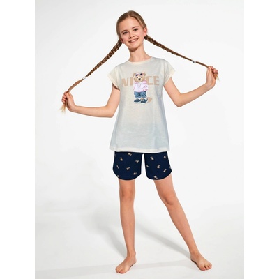 Cornette pyžamo dívčí Nice broskvová