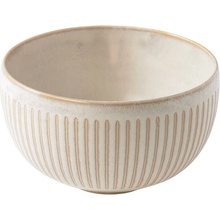 MIJ Jedálenská miska RIDGED ALABASTER keramika béžová 15 cm 700 ml