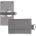 Stackers Калъф за зарядни и слушалки Stackers Compact Pebble тъмносив (75957)