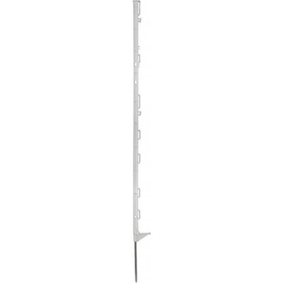 Tyčka pro elektrický ohradník ECO plast bílý 9 úchytů 90 cm – Zboží Dáma