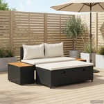 vidaXL Комплект дивани за открито 4 -Seater 4 бр. 55 x 30 x 39 см (42025890)