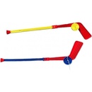 Teddies Hokejka plastová s pukom 74cm mix farieb