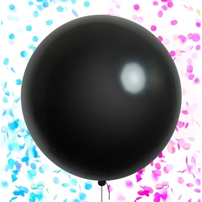 GoDan Balónik Babyshower je to chlapec alebo dievča? bez potlače s konfetami