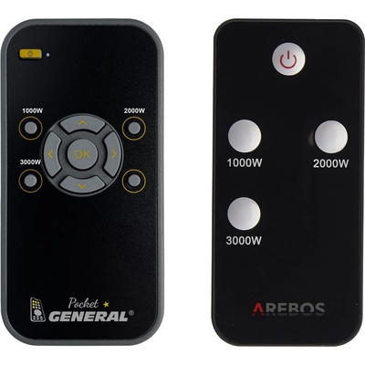 General AREBOS AR-HE-HS3000RS, Patio heat radiator 3000W - дистанционно управление дубликат (AREBOS AR-HE-HS3000RS, Patio heat radiator 3000W)