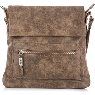 Bag Street kabelka přes rameno crossbody 3423-1 hnědá