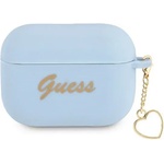Guess Калъф Guess GUAPLSCHSB за AirPods Pro, син, силиконов, Charm Collection (GUAPLSCHSB)