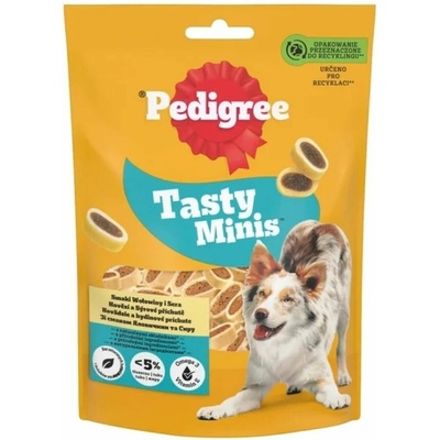 PEDIGREE pochúťka Tasty Minis Cheesy Bites 140 g