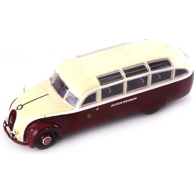 AutoCult Mercedes-Benz LO3100 vínová/béžová 1935 1:43