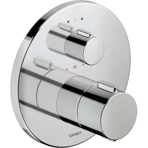 Duravit - Термостатичен смесител за вграждане, за 2 уреда, хром TH4200014010 (TH4200014010)