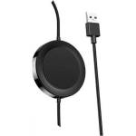 Baseus Lightning кабел с пад за безжично зареждане за iPhone, iPad и iPod с Lightning - Baseus Wireless Charger Lightning USB Cable (черен) (WXCA-01)