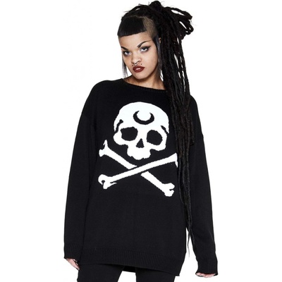 Killstar sveter 2 The Bone čierna