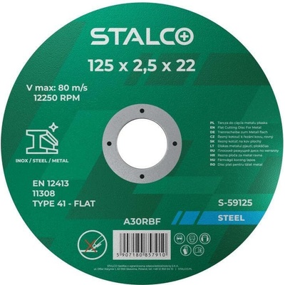 Stalco Řezný kotouč 400 x 4,0 x 32 mm A30RBF S-59400