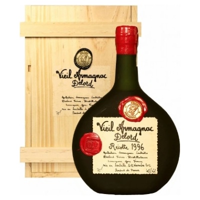 Armagnac-Delord Millésimés 2001 40% 0,7 l (dřevěná kazeta)