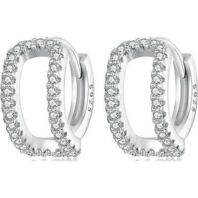 Grace Silver Jewellery stříbrné náušnice se zirkony Zoe E-BSE994/214 stříbrná
