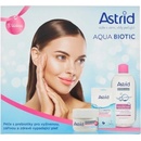 Astrid Aqua Biotic denní a noční krém 50 ml + micelární voda 400 ml + textilní maska 20 ml dárková sada
