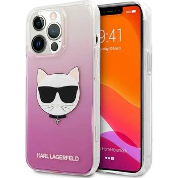 KARL LAGERFELD Калъф Karl Lagerfeld KLHCP13XCTRP Choupette Head, за iPhone 13 Pro Max, розов (KF000770)