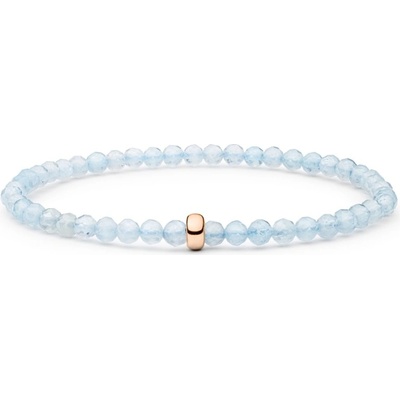 Gaura Pearls korálkový s akvamarínem Katrin 222-55B/17 modrá
