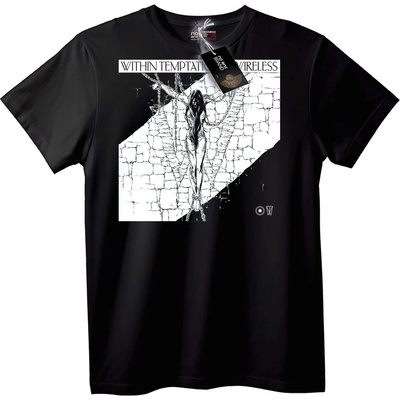NOONEBRAND Тениска Within Temptation Безжично - 7XL, Black
