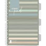 STREET Тетрадка Street Pad, А4, сп, PP, 100л, ШР, ленти/з (30655-А-STRIPES ЗЕ)