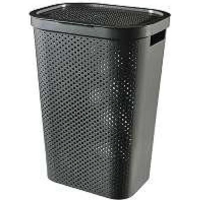 CURVER Infinity Koš na špinavé prádlo Recyklovaný plast Tmavě šedá 59l (04754-G43)