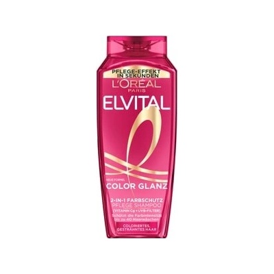 L'Oréal Paris Elvital Color lesk 2in1 Šampon Ženy 300 ml