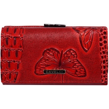 Cavaldi Dámská peněženka červená s 3D efektem PN23 BFC