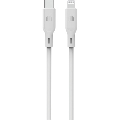 Cable USB-C to Lightning silicone 1, 25m - White (DV110004)