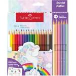 Faber-Castell Faber-Castell: Комплект цветни моливи - 18 + 6 броя (FC111221)