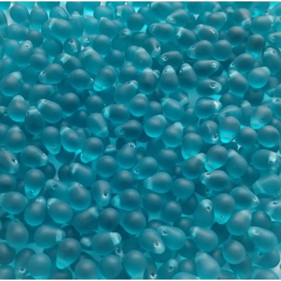 Korálky slza 8x4mm emerald mat 30 ks – Zboží Dáma
