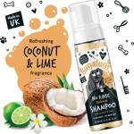 Bugalugs Oatmeal Успокояващ Сух Шампоан Пяна за кучета без Изплакване 200ml