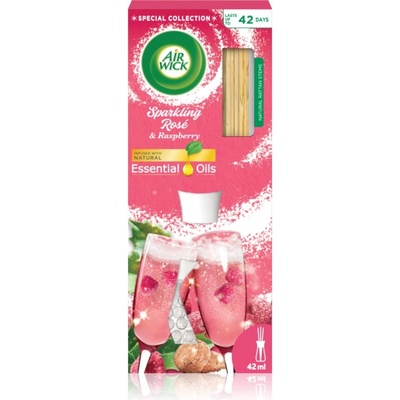 Air Wick Essential Oils Sparkling Rosé & Rasberry aроматизиращ дифузер с пълнител 25ml