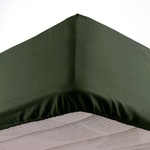 douceur d'intérieur Еластичен чаршаф от микрофибър в цвят каки 140x190 cm Oscar - douceur d'intérieur (1644952)
