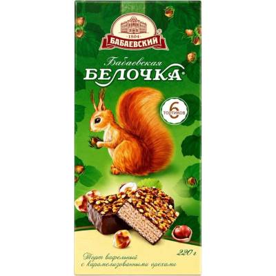 Babaěvskij Oplatkový dort Babaěvskaja Běločka 220 g