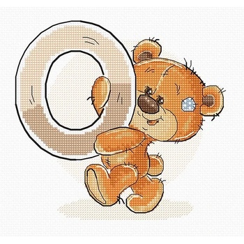 Luca-S Буква " o" - гоблен със схема b1216