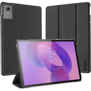 Lenovo DUX DUCIS Кожен калъф със Стойка и Протектор за Lenovo Tab K11 Gen 2 / Lenovo Idea Tab- Auto Wake/Sleep, Черен/Тъмносин