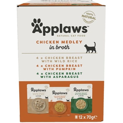 Applaws Chicken 12x70 g
