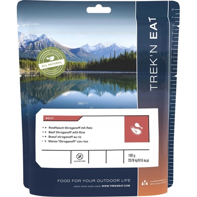 TREK´N EAT Výběrová hovězí směs Stroganoff s rýží 160 g