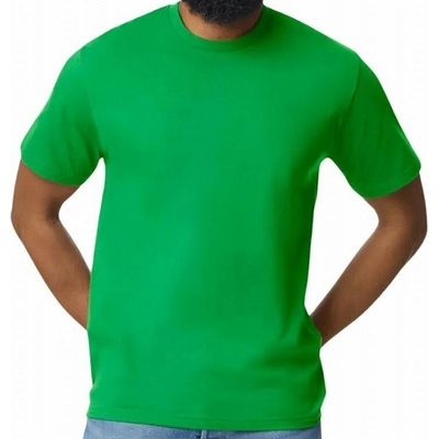 Gildan pánské triko Softstyle Midweight irská zelené