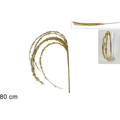 MAKRO Dekorácia vianočná zlatá