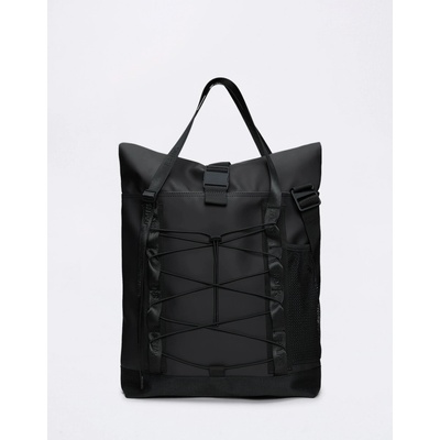 Rains Trail Rolltop Tote Bag 01 Black