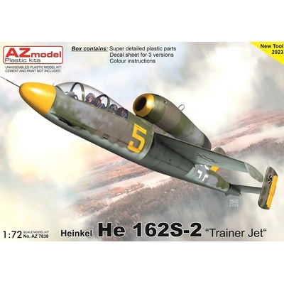 AZmodel Heinkel He 162 S-2 Trainer Jet 1:72