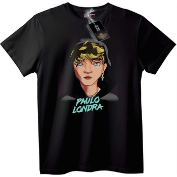 NOONEBRAND Тениска PAULO LONDRA Аниме - L, Black