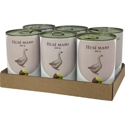 Bohemia Pet Food Husacie mäso vo vlastnej šťave 6 x 400 g
