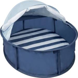Babymoov Малка сгъваема кошара Babymoov - Babyni, с UV фактор 50+, Marine (A035219) - baby