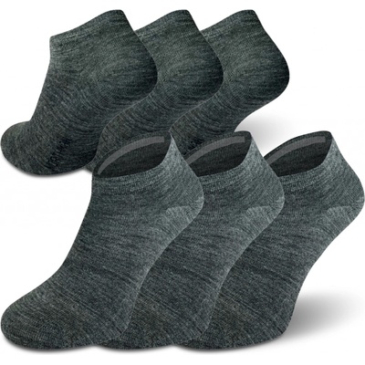 Northman Summer Merino 3-pack tmavě šedé